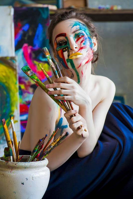 творческая фотосессия на улице