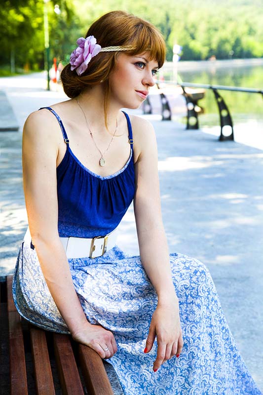 фотосессия на улице для девушки