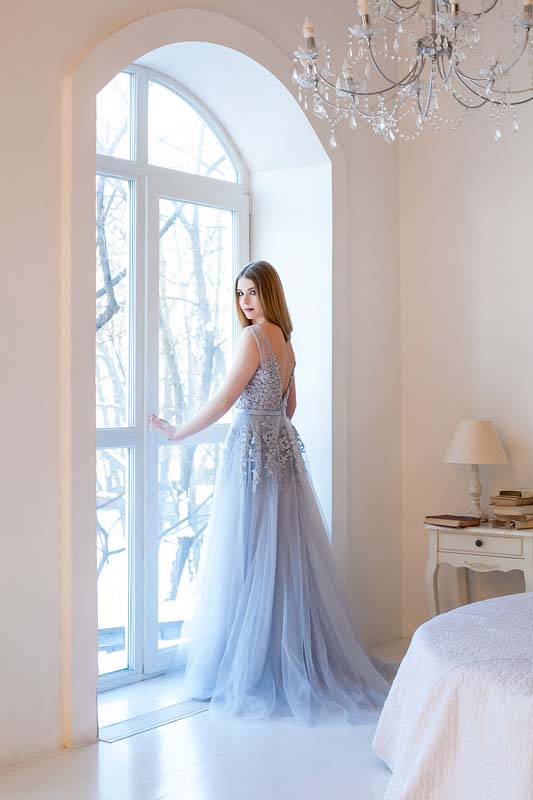 фотосессия в студии с макияжем и прической